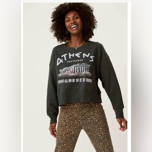 Daydreamer - Athens, Greece crop sweatshirt.  Size S